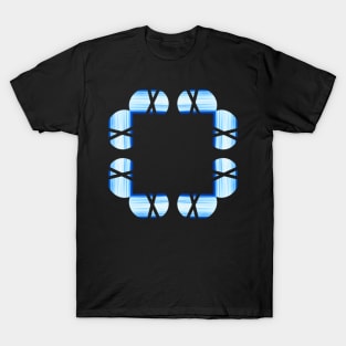 Blue square T-Shirt